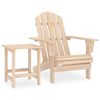 vidaXL Chaise de jardin Adirondack avec table Bois de sapin massif
