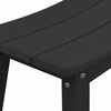 vidaXL Tabouret de bar 2 pcs Noir 52 x 43 x 73,5 cm HDPE