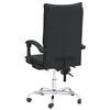 vidaXL Fauteuil inclinable de bureau noir similicuir