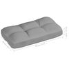 vidaXL Coussins de canap&eacute; palette lot de 7 Gris