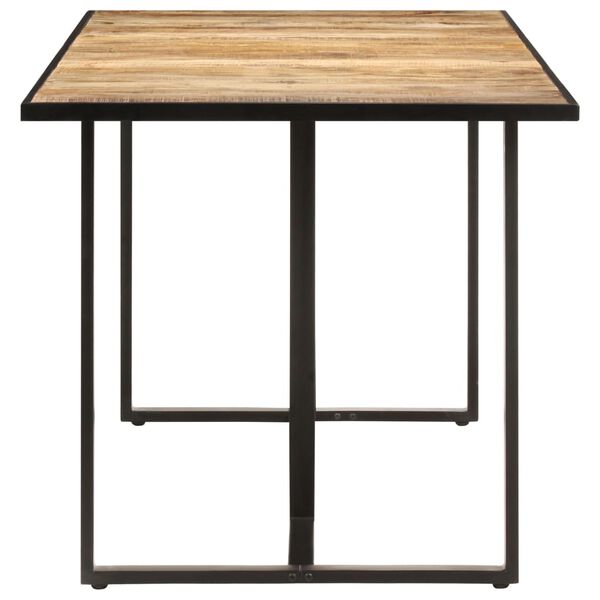 vidaXL Table de salle &agrave; manger 180 cm Bois de manguier brut