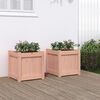 vidaXL Jardini&egrave;res 2 pcs bois massif douglas