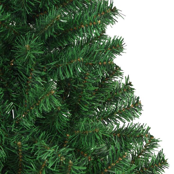 vidaXL Arbre de Noël artificiel avec branches épaisses vert 240 cm PVC