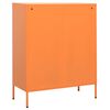 vidaXL Armoire de rangement Orange 80x35x101,5 cm Acier