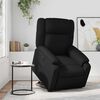 vidaXL Fauteuil inclinable de massage électrique noir similicuir