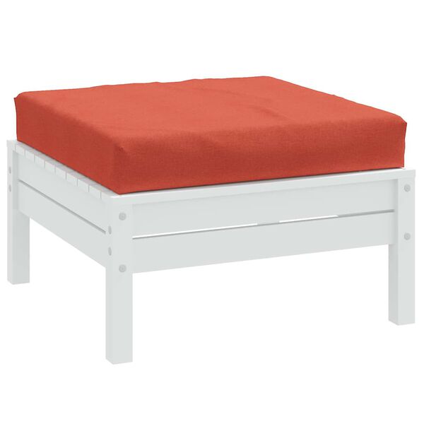 vidaXL Coussin de palette rouge mélangé 60x60x9,5 cm tissu