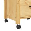 vidaXL Chariot de cuisine MONZA 48x40x88,5 cm bois massif de pin
