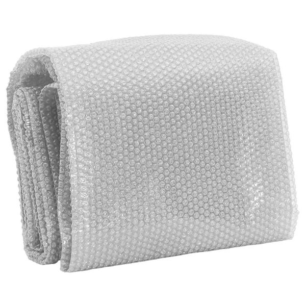 vidaXL Film solaire de piscine flottant PE 300x200 cm Gris