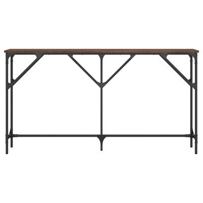 vidaXL Table console chêne marron 140x23x75 cm bois d'ingénierie