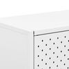vidaXL Buffet Blanc 105x35x75 cm Acier