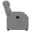 vidaXL Fauteuil inclinable gris clair tissu