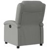 vidaXL Fauteuil inclinable en tissu gris fonc&eacute;