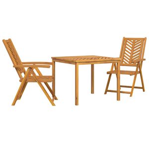vidaXL Ensemble de salle à manger pour jardin 5 pcs Marron
