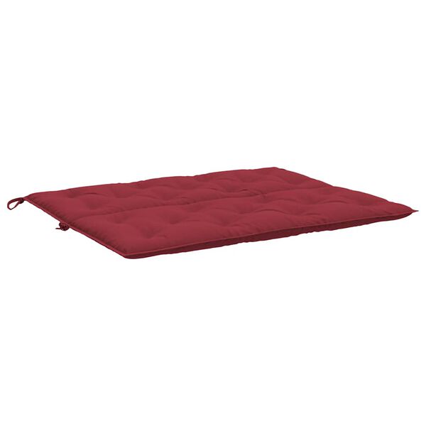 vidaXL Coussin de banc de jardin rouge bordeaux tissu oxford