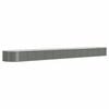 vidaXL Lit sur&eacute;lev&eacute; de jardin Acier galvanis&eacute; 512x80x36 cm gris