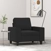 vidaXL Fauteuil Noir 60 cm Tissu