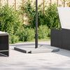 vidaXL Ensemble de bases de parasols de jardin 5 pcs granit et acier