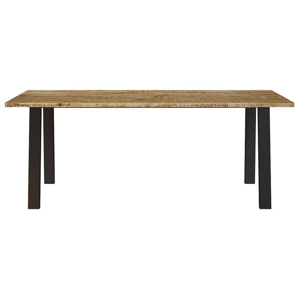 vidaXL Table &agrave; manger 200x90x75 cm bois d'acacia solide