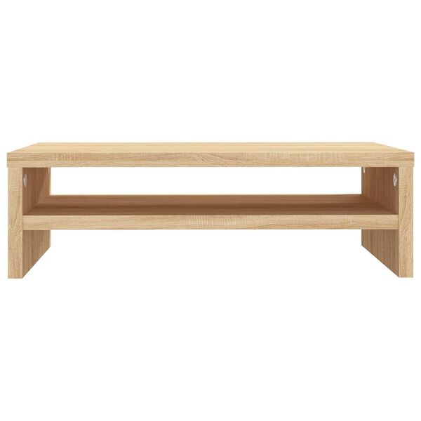 vidaXL Support de moniteur Ch&ecirc;ne sonoma 42x24x13 cm Bois d&rsquo;ing&eacute;nierie