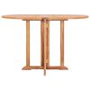vidaXL Table pliable de jardin papillon 120x70x75 cm Bois teck solide