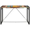 vidaXL Table de bar 175x90x110 cm bois massif de r&eacute;cup&eacute;ration