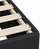 vidaXL Cadre de lit sans matelas noir similicuir