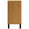vidaXL Commode FLAM 110x40x80 cm bois de pin massif