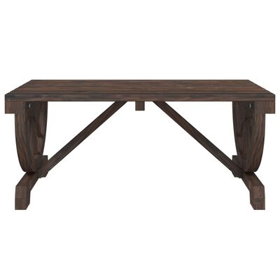 vidaXL Table basse de jardin 90x50x40 cm bois de sapin massif