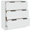 vidaXL Buffet Blanc 60x30x70 cm Bois d'ing&eacute;nierie