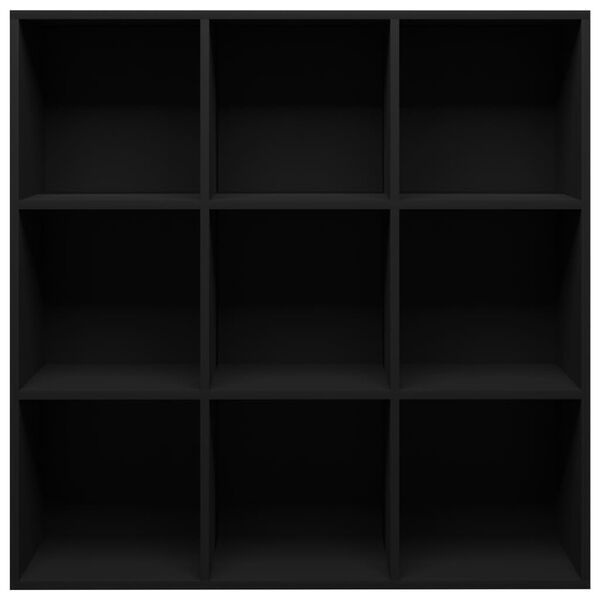 vidaXL Biblioth&egrave;que noir 98x29x97,5 cm bois d'ing&eacute;nierie