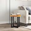 vidaXL Table basse 40x45 cm Bois de teck massif et polyr&eacute;sine