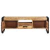 vidaXL Meuble TV 120x30x40 cm Bois massif de manguier