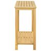 vidaXL Table console de jardin 80x35x75 cm Bois d'acacia solide