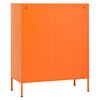 vidaXL Armoire de rangement Orange 80x35x101,5 cm Acier