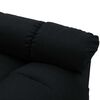 vidaXL Fauteuil inclinable &eacute;lectrique noir tissu