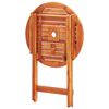 vidaXL Ensemble à manger d'extérieur pliable 3 pcs Bois d'eucalyptus