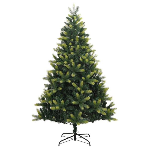 vidaXL Sapin de No&euml;l artificiel articul&eacute; avec 300 LED 210 cm