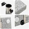 vidaXL Pied de parasol Gris 41 x 41 x 37 cm Granite