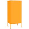 vidaXL Armoire de rangement Jaune moutarde 42,5x35x101,5 cm Acier
