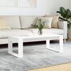 vidaXL Table basse blanc 102x50x35 cm bois d'ing&eacute;nierie