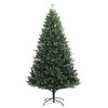 vidaXL Sapin de No&euml;l artificiel articul&eacute; avec 300 LED 240 cm
