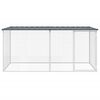 vidaXL Cage à poulets avec toit anthracite 203 x 98 x 90 cm Acier galvanisé