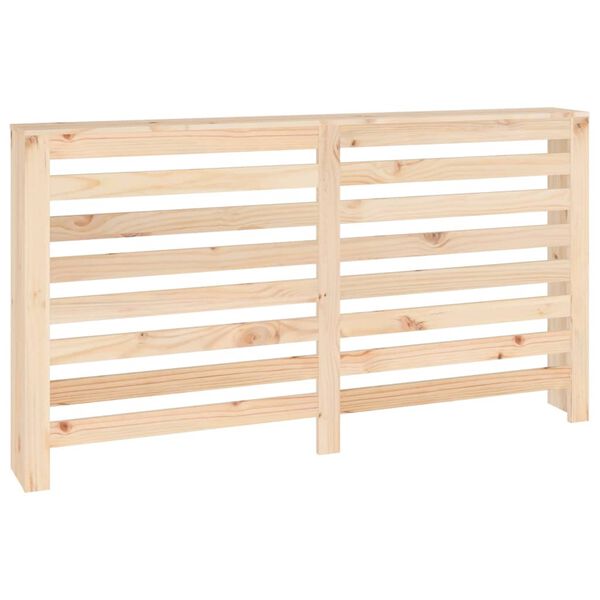 vidaXL Cache-radiateur 153x19x84 cm Bois massif de pin