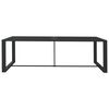 vidaXL Table &agrave; d&icirc;ner d'ext&eacute;rieur Anthracite 120x60x66 cm Aluminium