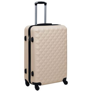 vidaXL Valise rigide Dor&eacute; ABS