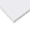 vidaXL &Eacute;tag&egrave;re murale flottante Blanc brillant 23x23,5x3,8 cm MDF