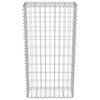 vidaXL Mur en gabion avec couvercles Acier galvanis&eacute; 50x20x100 cm