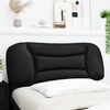 vidaXL Coussin de tête de lit Hvar noir 100 cm similicuir