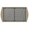 vidaXL Salon de jardin avec coussins 4 pcs beige r&eacute;sine tress&eacute;e