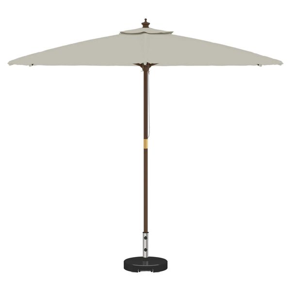 vidaXL Pied de parasol Noir &Oslash; 45 x 37,5 cm Granite